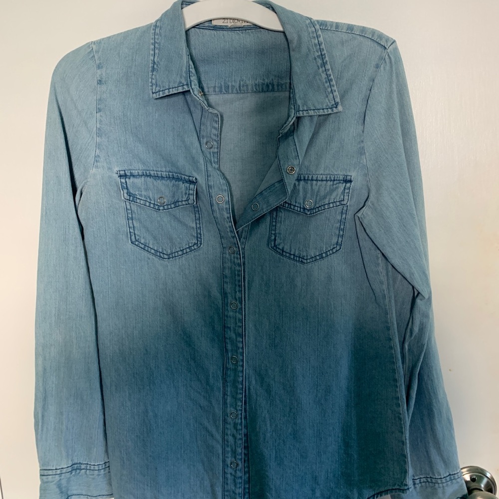 Denim 2.1 shirt with buttons